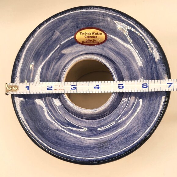 Santa Candle Topper Shade Nola Watkins Collection Hand painted Ceramic Christmas - Picture 8 of 8